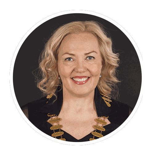 Susana Saari, former President Skål International Susana Saari, former President Skål International