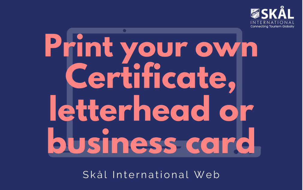 Print your own Certificate, letterhead or business card Print your own Certificate, letterhead or business card