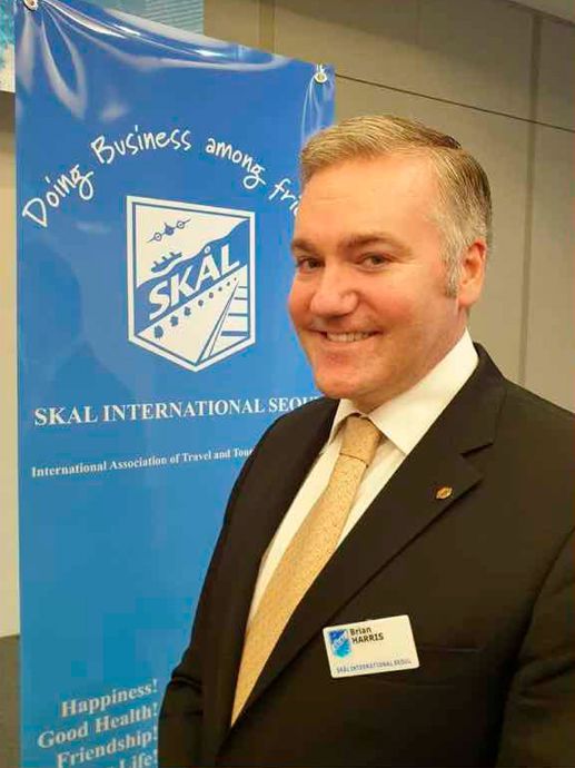 Brian Harris elected President 2021 of Skål International Seoul Brian Harris elected President 2021 of Skål International Seoul
